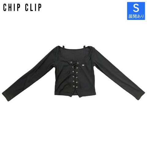レディース　レースアッププルオーバー（CHIP CLIP）