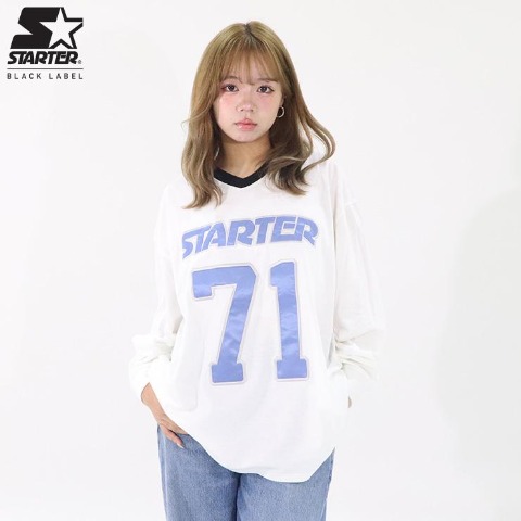レディース　長袖ビッグTシャツ（STARTER）