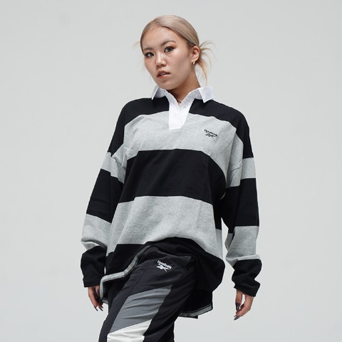 レディース　ラガーシャツ（Reebok）