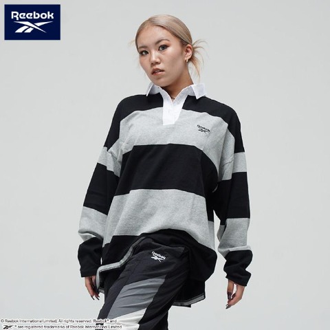レディース　ラガーシャツ（Reebok）