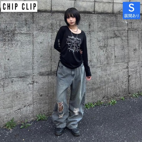 レディース　プルオーバー（CHIP CLIP×まひろ）