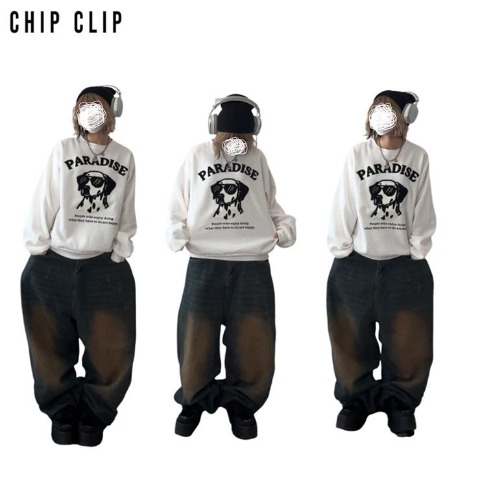 レディース　アニマルプルオーバー（miyu×CHIP CLIP）