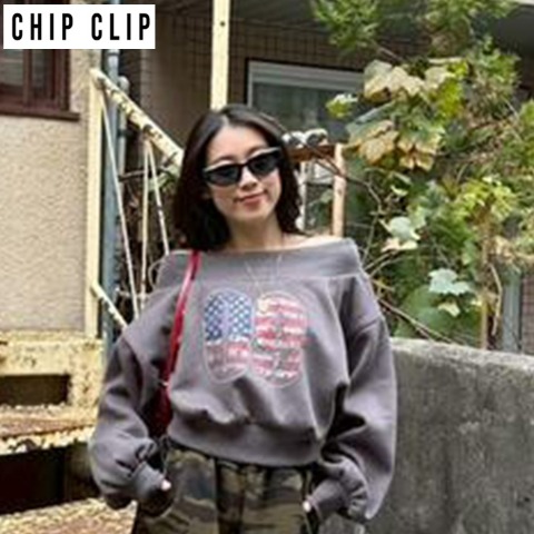 レディース　プルパーカ（CHIP CLIP×1095.）