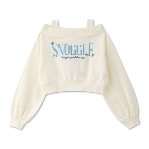 レディース【プチサイズ】　オフショルプルオーバー（Emmamuah×Nagisa）