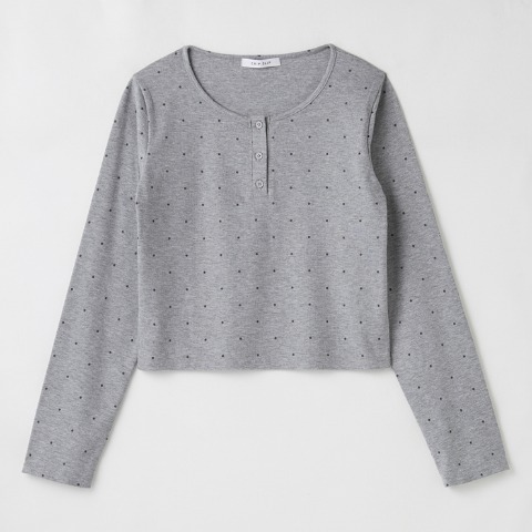 レディース　ヘンリーネックプルオーバー（CHIP CLIP）