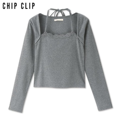 レディース　ホルターネックプルオーバー（CHIP CLIP）