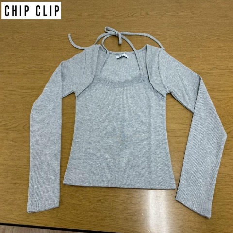 レディース　ホルターネックプルオーバー（CHIP CLIP）