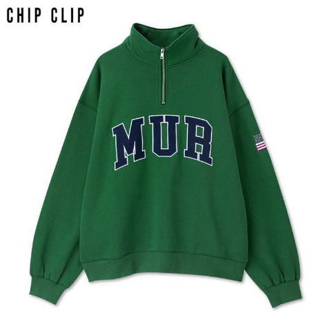 レディース　カレッジロゴプルオーバー（CHIP CLIP）