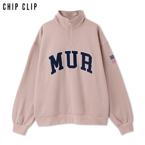 レディース　カレッジロゴプルオーバー（CHIP CLIP）