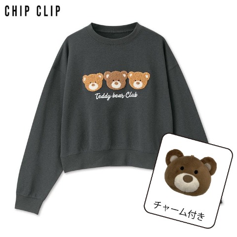 レディース　チャーム付プルオーバー（CHIP CLIP）