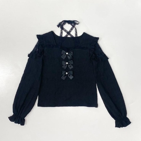 レディース【S～LL】　肩開きプルオーバー（天姫ここね×majoretty）