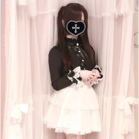 レディース【S～LL】　フリルプルオーバー（天姫ここね×majoretty）