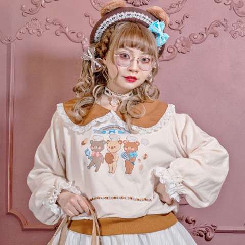 レディース【S～L】　プルオーバー（CHIP CLIP×五月アイ）