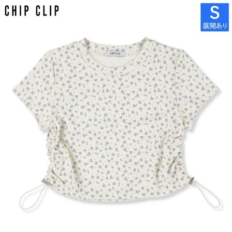 レディース【S～L】　裾ドロストプルオーバー（CHIP CLIP）