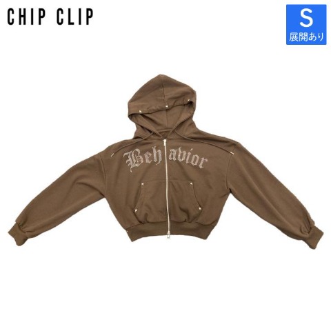 レディース　ジップパーカ（CHIP CLIP）