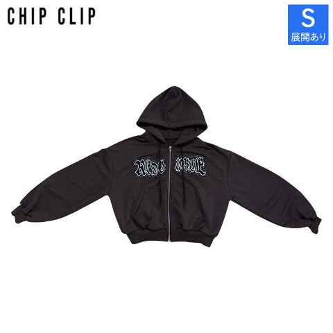 レディース　ジップパーカ（CHIP CLIP）