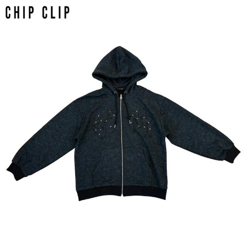 レディース　ジップパーカ（CHIP CLIP）