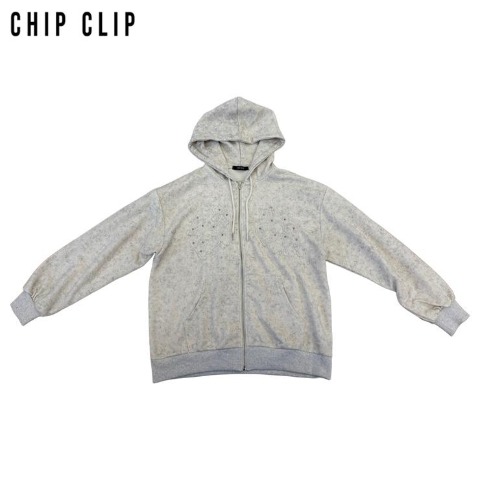 レディース　ジップパーカ（CHIP CLIP）