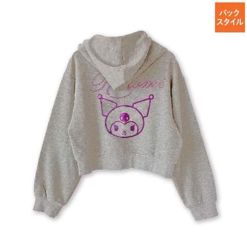 レディース　ジップパーカ（クロミ）