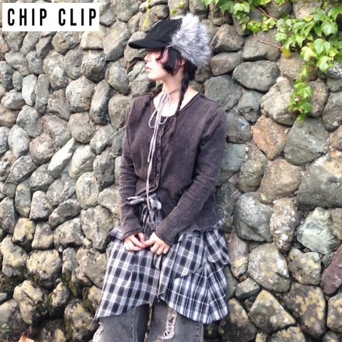 レディース　カーディガン（CHIP CLIP×はる）