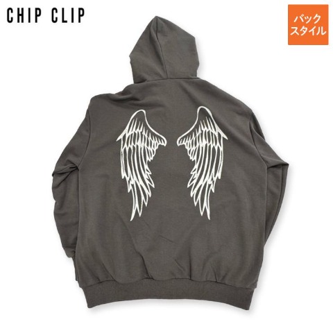 レディース　ジップパーカ（CHIP CLIP）
