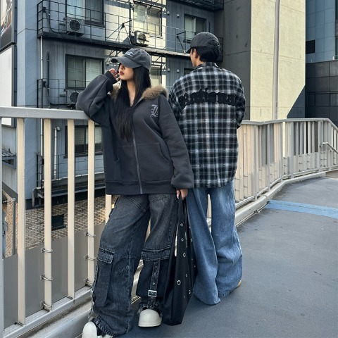 レディース　ジップパーカ（CHIP CLIP×KsG）