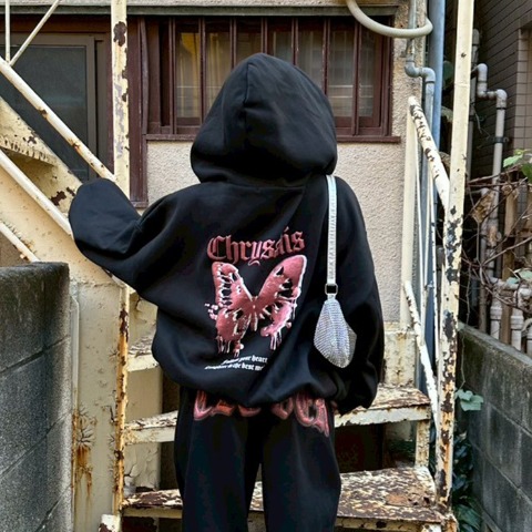 レディース　ジップパーカ（CHIP CLIP×1095.）