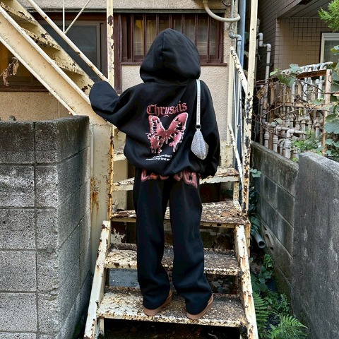 レディース　ジップパーカ（CHIP CLIP×1095.）