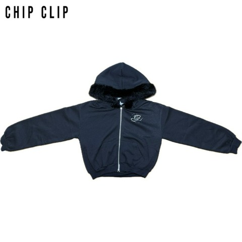 レディース　フードジップパーカ（CHIP CLIP）