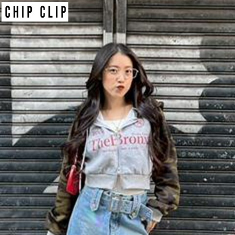 レディース　ジップパーカ（CHIP CLIP×1095.）