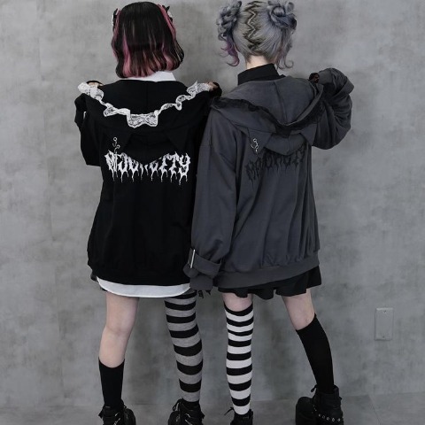 レディース【S～LL】　パーカ（majoretty）