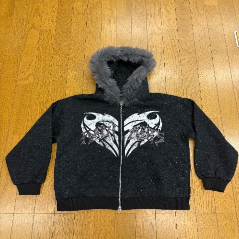 レディース　ジップパーカ（CHIP CLIP）