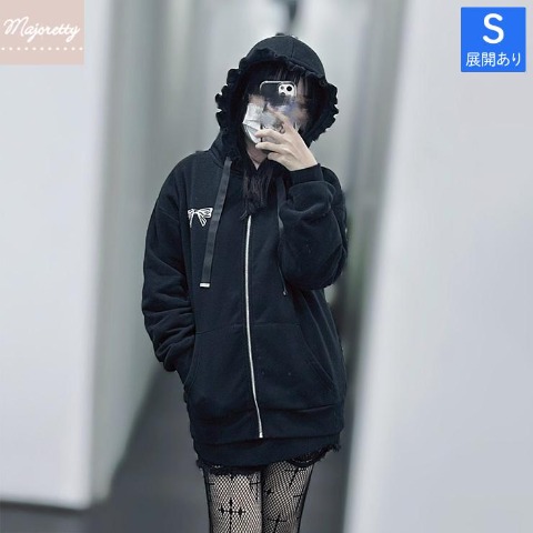 レディース【S～L】　パーカ（ひつじ田×majoretty）