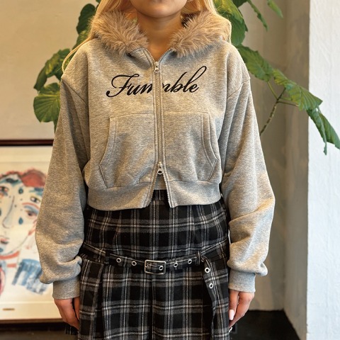 レディース【S～L】　ジップパーカ（CHIP CLIP・TikTok）