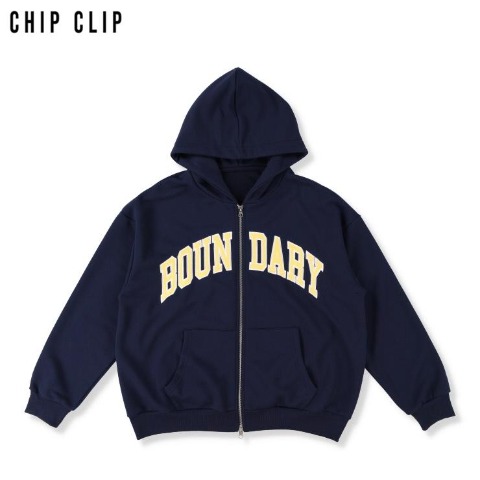 レディース　ジップパーカ（CHIP CLIP）