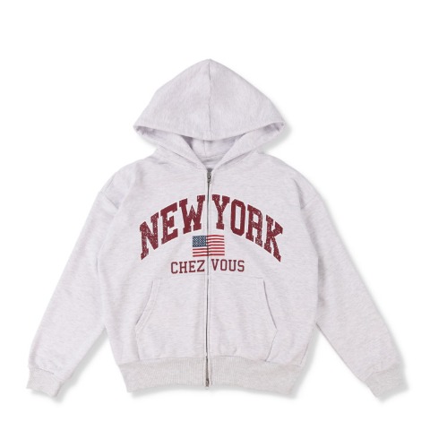 レディース　ジップパーカ（CHIP CLIP）