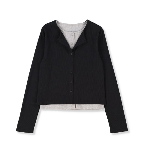 レディース　レイヤードプルオーバー（CHIP CLIP）