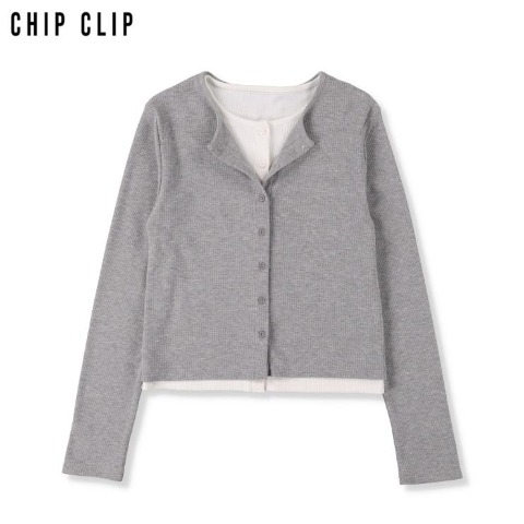 レディース　レイヤードプルオーバー（CHIP CLIP）