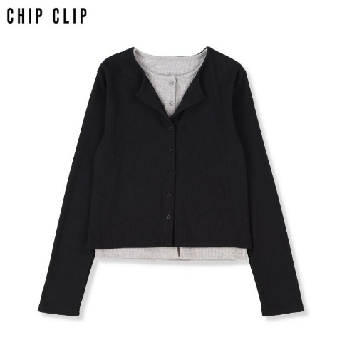 レディース　レイヤードプルオーバー（CHIP CLIP）