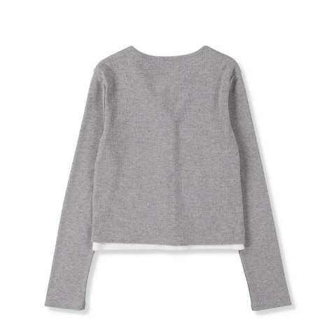 レディース　レイヤードプルオーバー（CHIP CLIP）