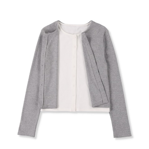 レディース　レイヤードプルオーバー（CHIP CLIP）