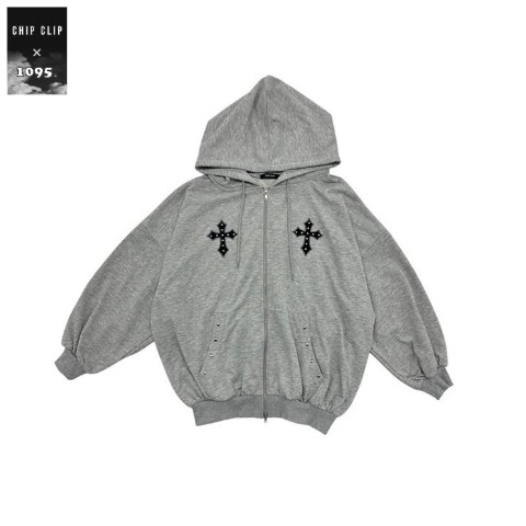 レディース　ジップパーカ（CHIP CLIP×1095.）