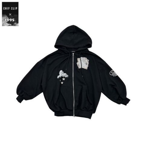 レディース　ジップパーカ（CHIP CLIP×1095.）