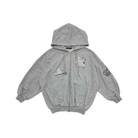 レディース　ジップパーカ（CHIP CLIP×1095.）