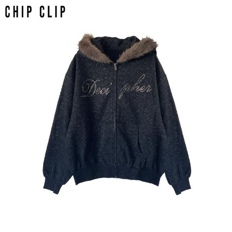 レディース　ジップパーカ（CHIP CLIP×Mizuki）