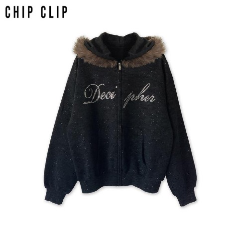 レディース　ジップパーカ（CHIP CLIP×Mizuki）