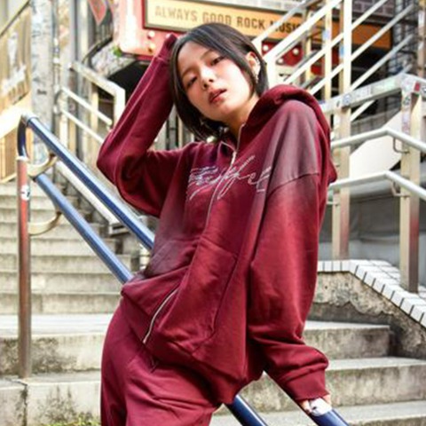 レディース　ジップパーカ（CHIP CLIP×Mizuki）