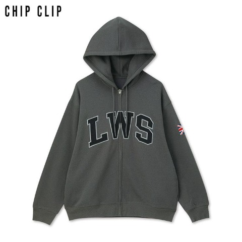 レディース　カレッジロゴジップパーカ（CHIP CLIP）