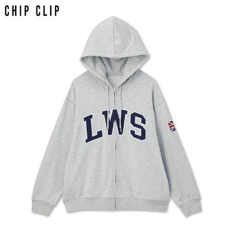 レディース　カレッジロゴジップパーカ（CHIP CLIP）
