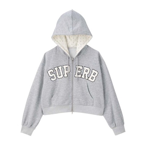 レディース　カレッジロゴジップパーカ（CHIP CLIP）